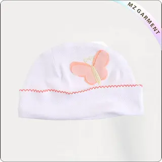 Kids Butterfly Embroidery Cap
