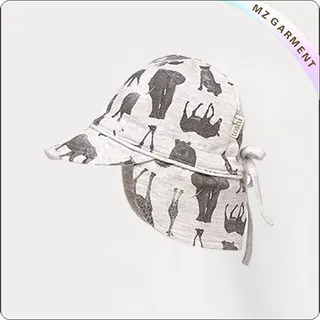 Zoo Baby Flap Cap