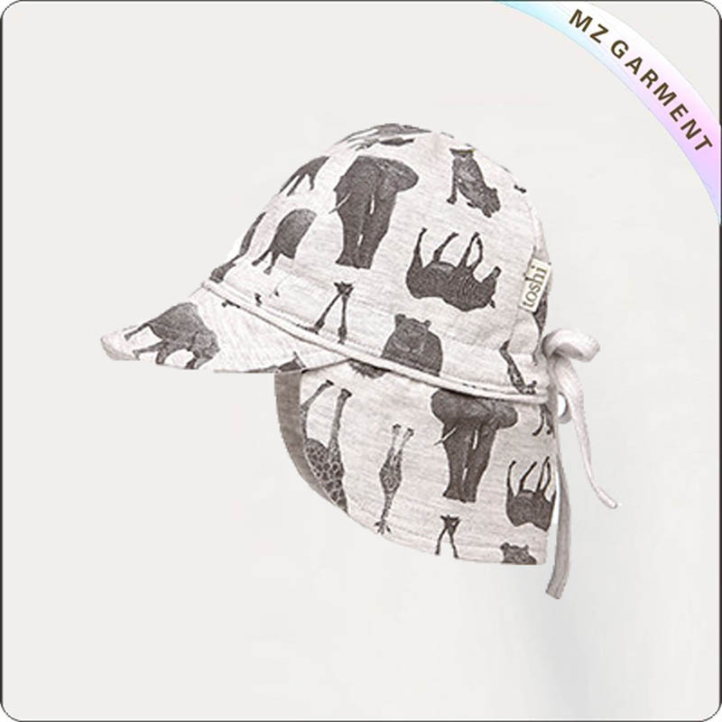 Zoo Baby Flap Cap
