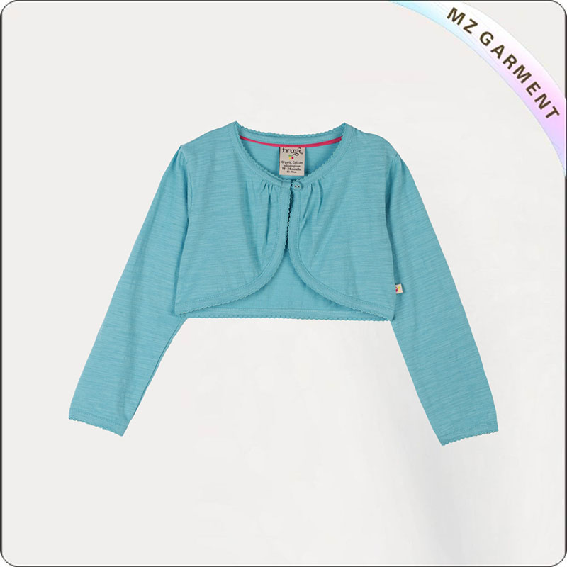 Girls' Blue Cardigan