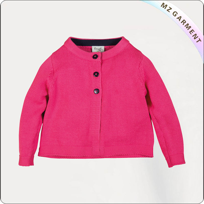 Girls French Rose Knotted Jacket