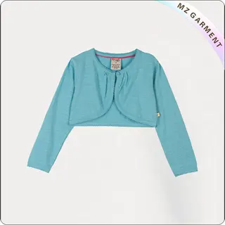 Girls' Blue Cardigan