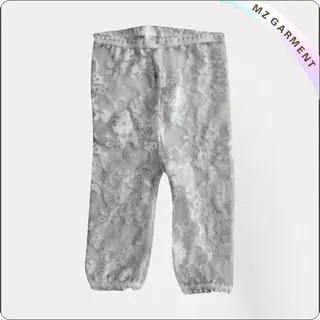 Baby Girl Grey Lace Legging