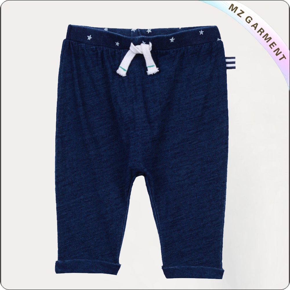 Star Waist Dark Navy Pant