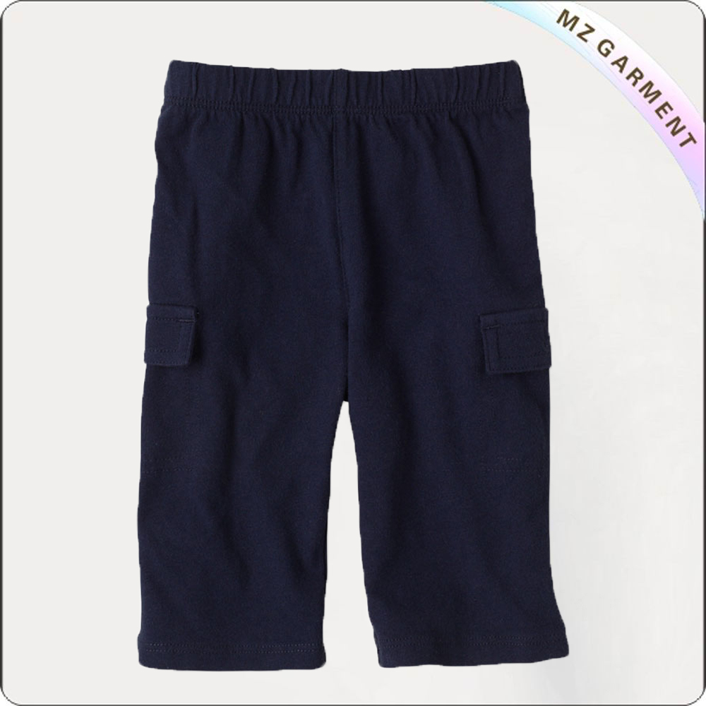 Black Cover Knee Pants