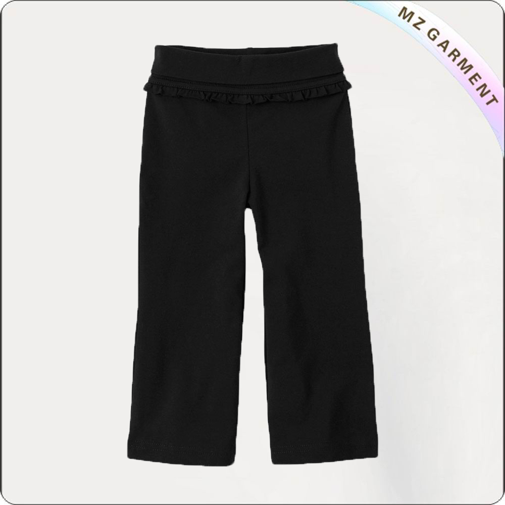 Black Lace Active Pants