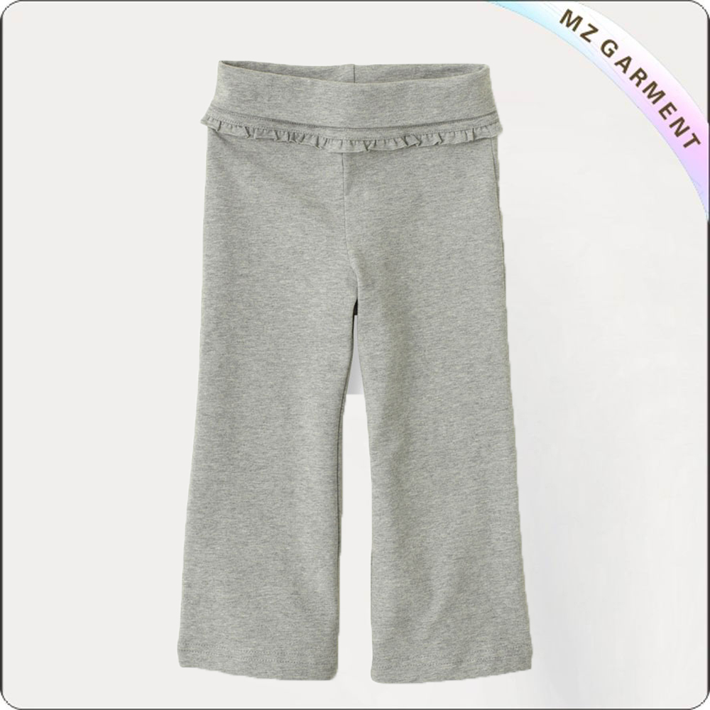 Grey Lace Active Pants