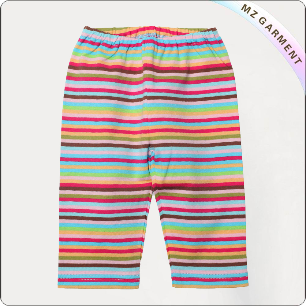 Newborn Pull-on Multi-Stripe Pants