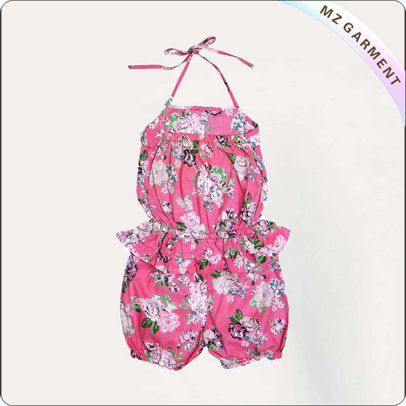 Halter Neck Short Length Playsuit