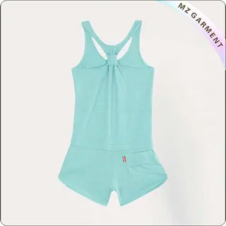 Girls Green Snapsuit