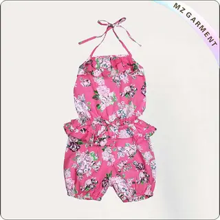 Halter Neck Short Length Playsuit