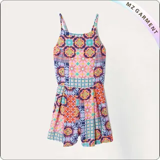 Floral Print Snapsuit