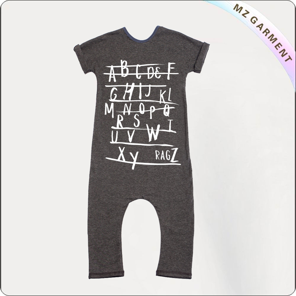 Kids Letters Romper