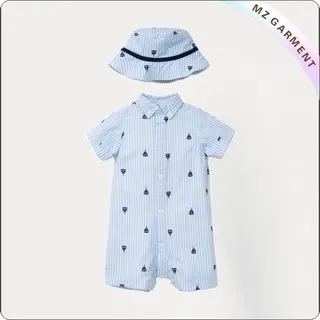 Kids Sailboat Romper