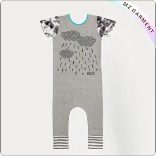 Thunder Dark Grey Romper