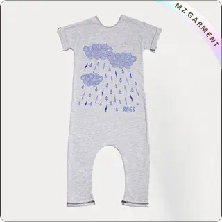 Thunder Light Grey Romper