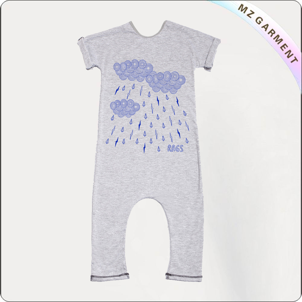 Thunder Light Grey Romper