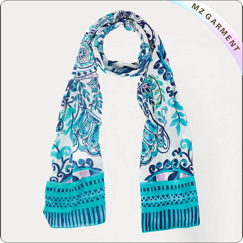 Kids Cotton Forest Scarf