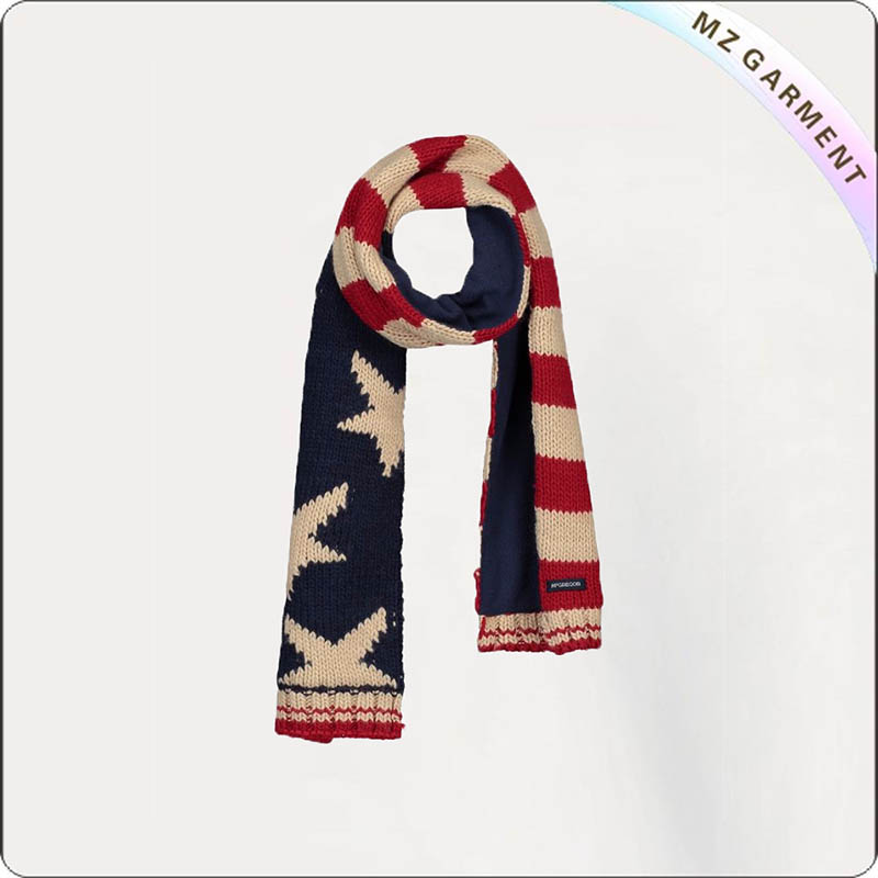 Children Cotton Star Scarf