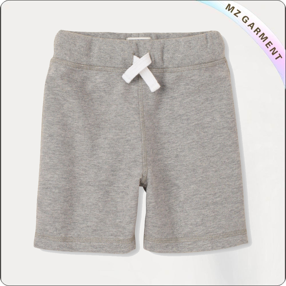 Boys Grey School Shorts