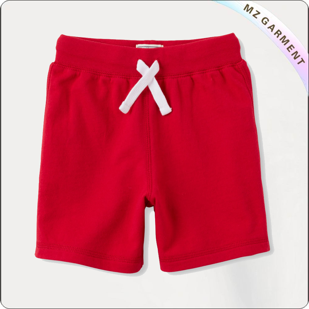 Boys Red School Shorts