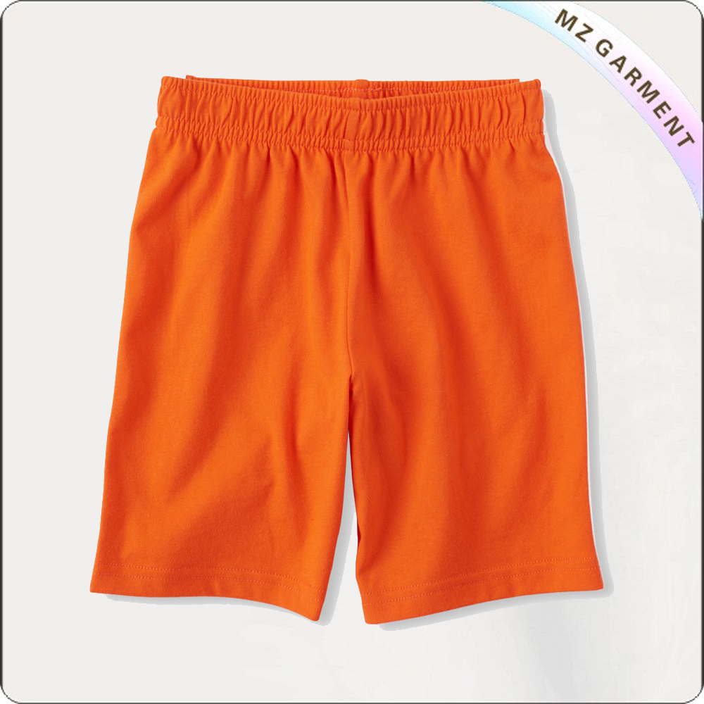 Orange Active Shorts