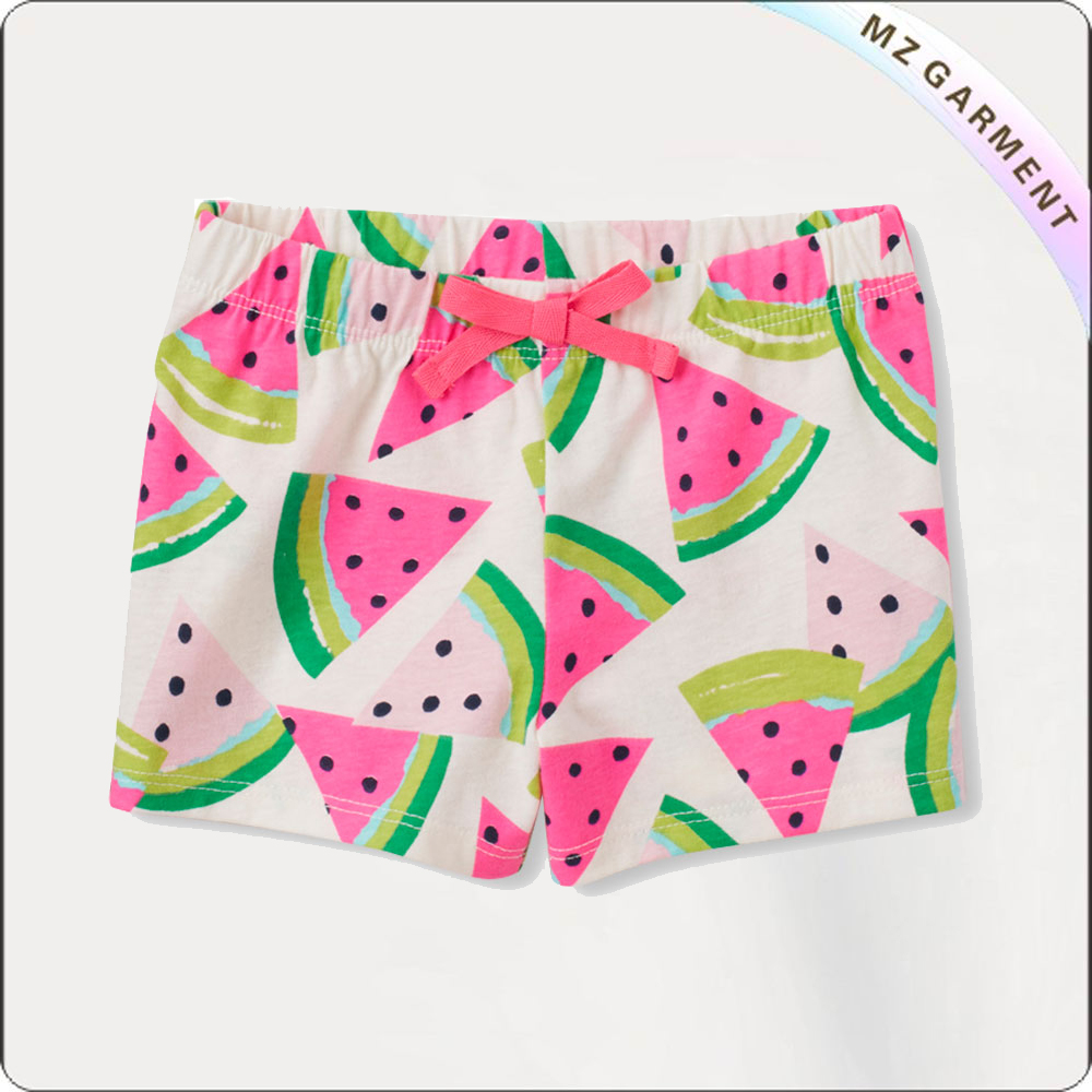 Watermelon Printed Active Shorts