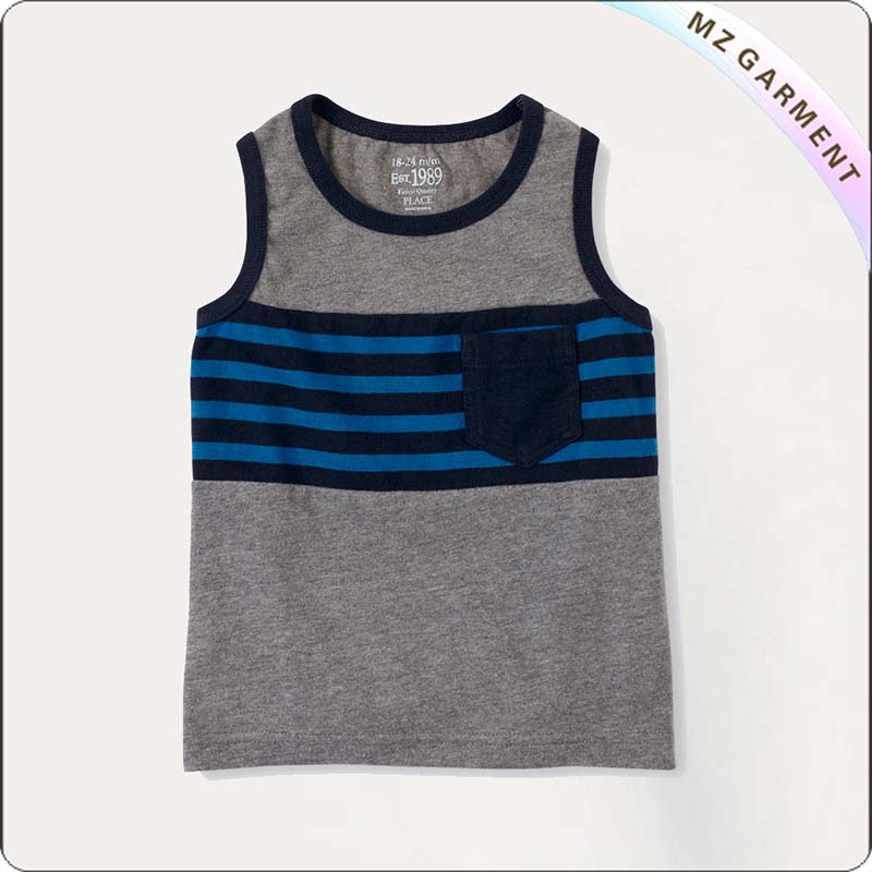 Kids Grey Jack Singlet