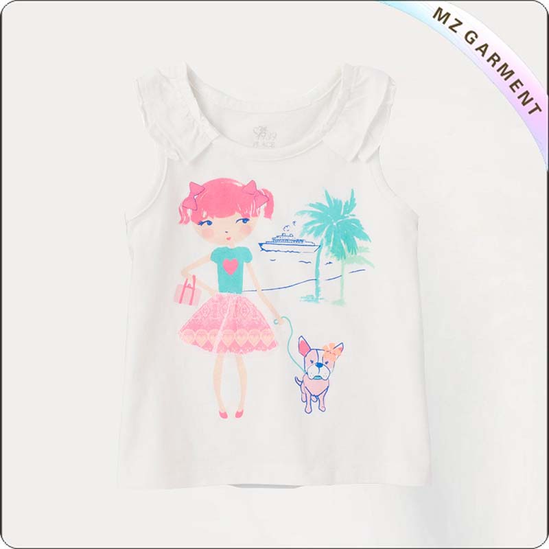 Kids Gril & Dot Singlet