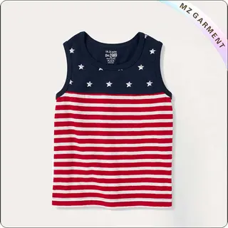 Kids Star and Stripes Singlet