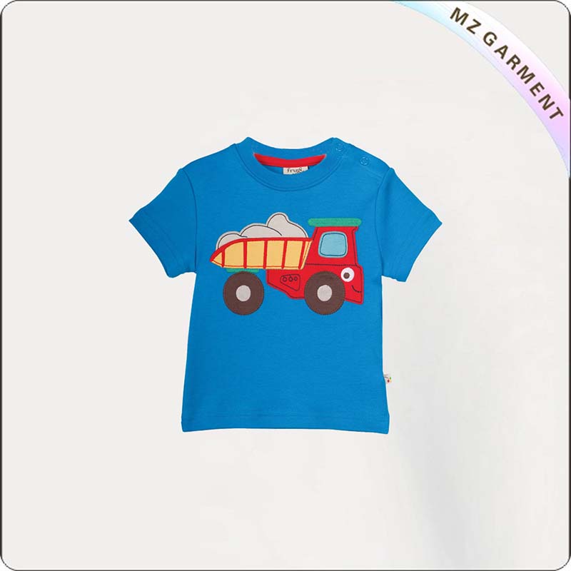 Kids Truck Printed Tee Shirt