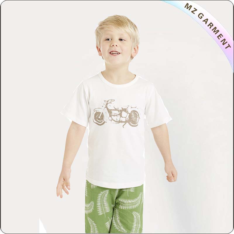 Kids White Tee Shirt
