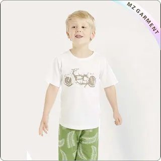 Kids White Tee Shirt