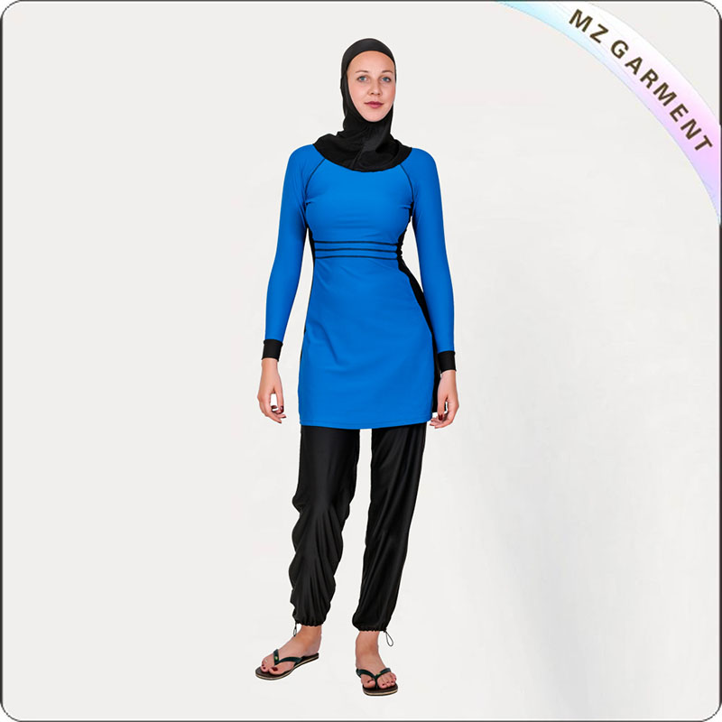 Plus Size Modest Muslim Swimwear