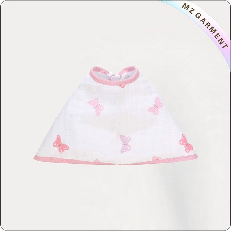 Organic Cotton Butterfly Bib
