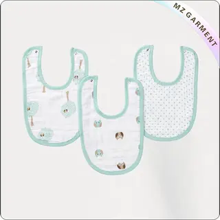 Organic Cotton Jungle Jive Little Bib