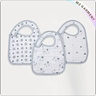 Baby Cartoon Stars Bib
