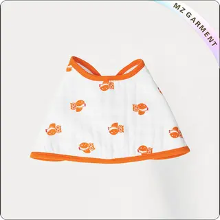 Organic Cotton Owl Bib