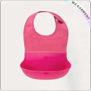 Baby Fuchsia Food Inspired Bib
