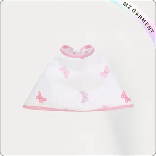 Organic Cotton Butterfly Bib