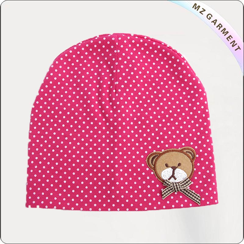 Dot Fuchsia Cap