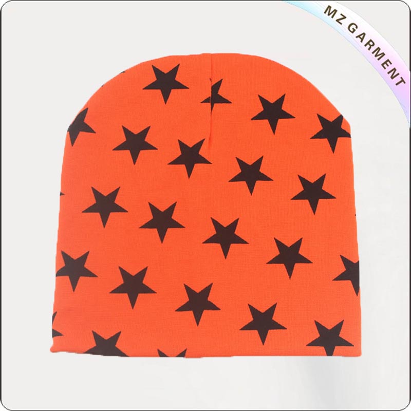 Navy Star Orange Cap