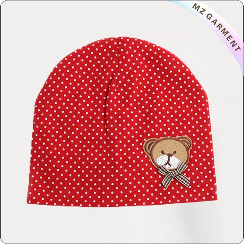 Red Cap with Dot