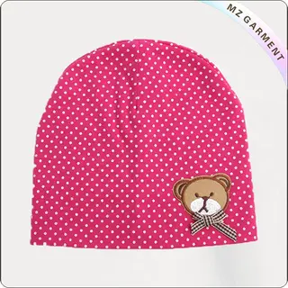 Dot Fuchsia Cap