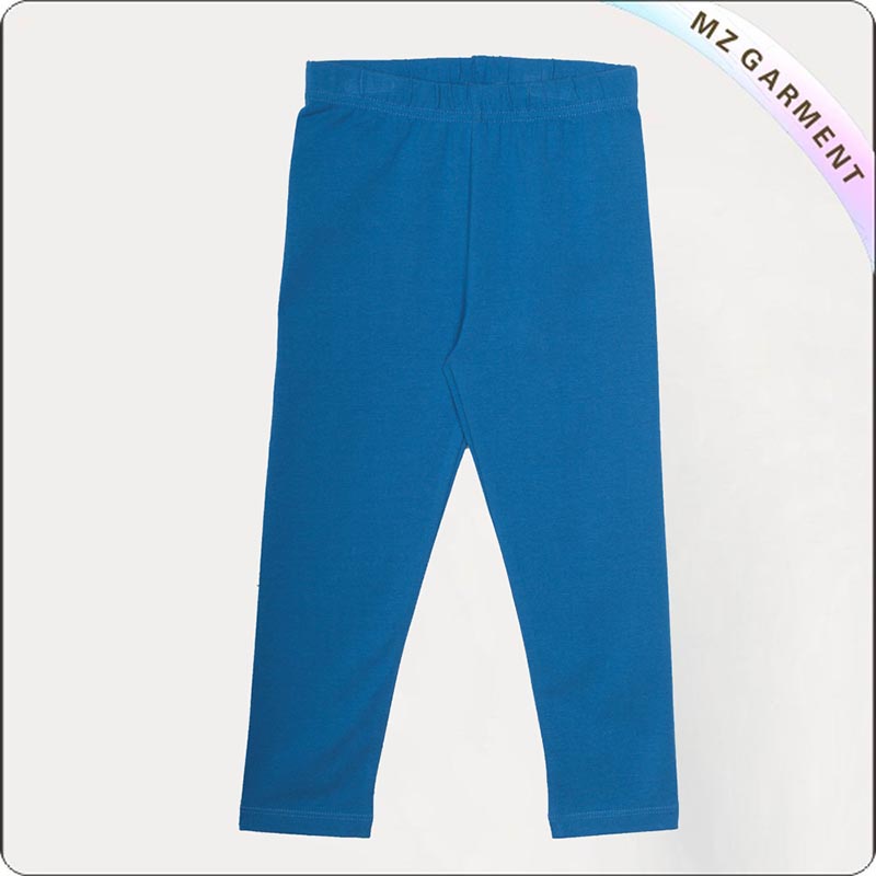 Blue Organic Cotton Leggings