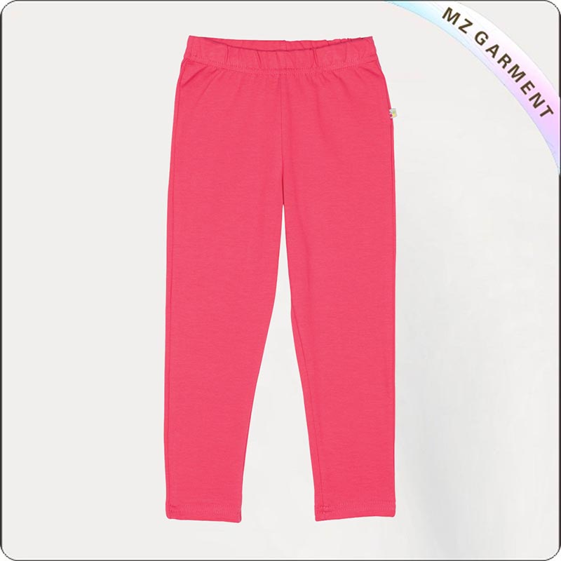 Pink Organic Cotton Leggings