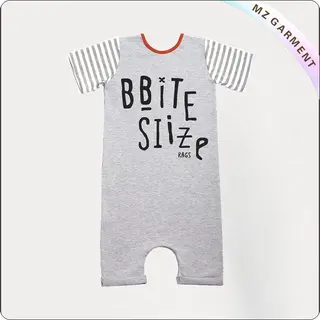 Grey Short Romper