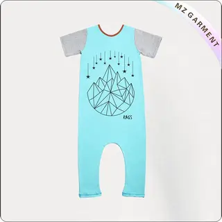 Stars Short Sleeve Romper