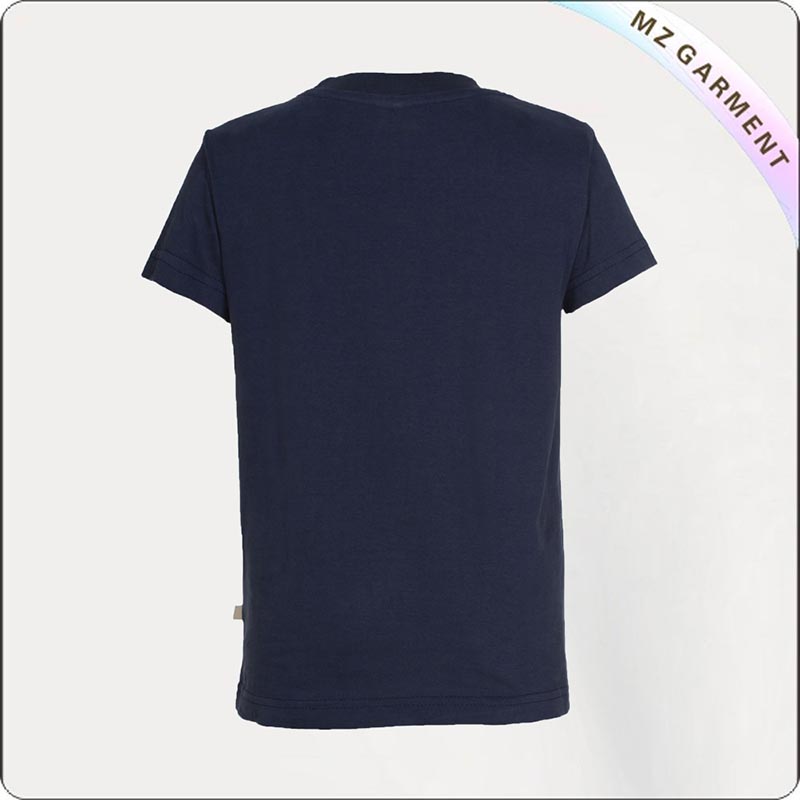 Navy Monster Printed Tee