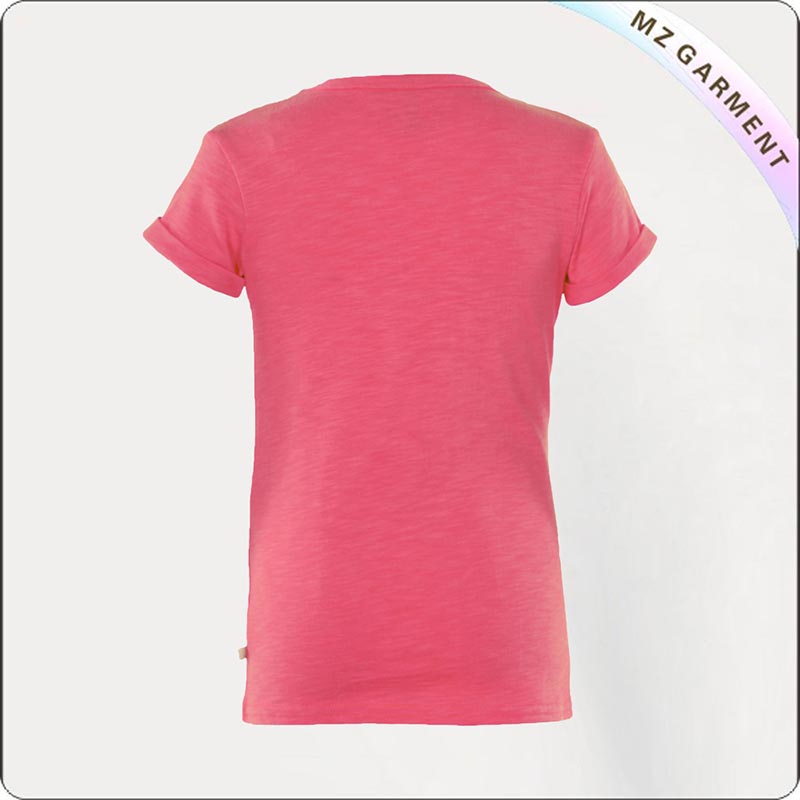 Raspberry Fish Printed Tee